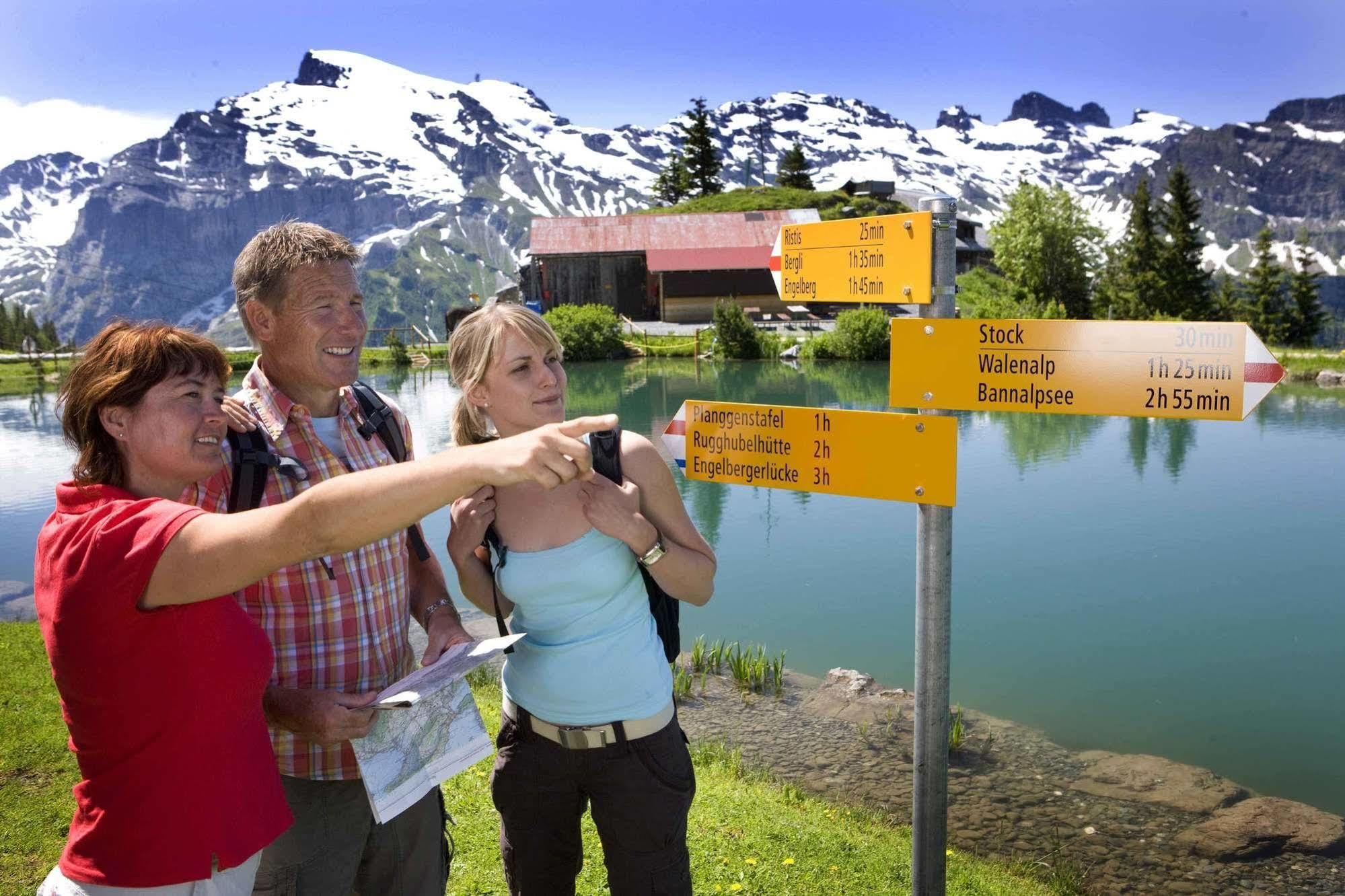 Berglodge Restaurant Ristis Engelberg Exterior foto